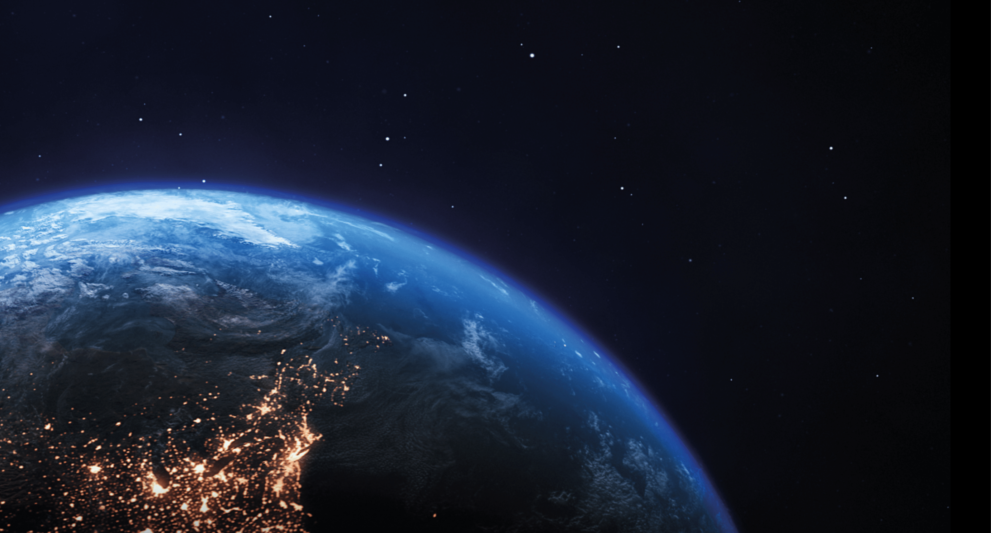 Planet Earth Satellite View. Maps from NASA: https://visibleearth.nasa.gov/images/144875/earth-at-night-black-marble-2012-color-maps-v2